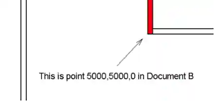 Red wall in document B