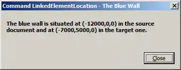 Blue wall location in target document B