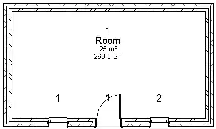 Little house plan view