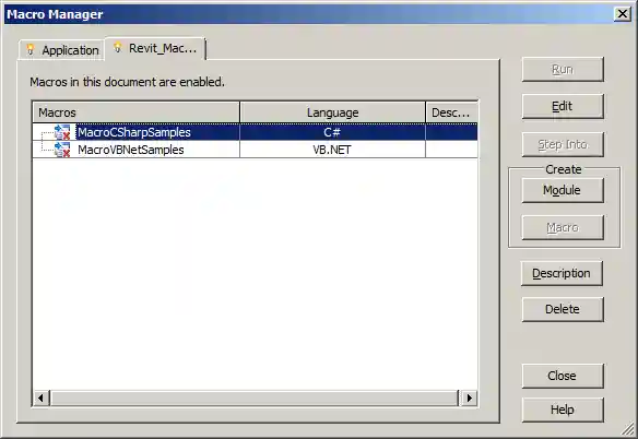 Macro manager problems