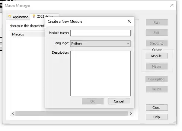 Macro manager for Python Macro manager for Python