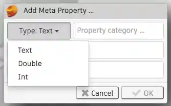Forge meta property editor data types