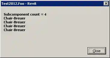 Nested furniture instances