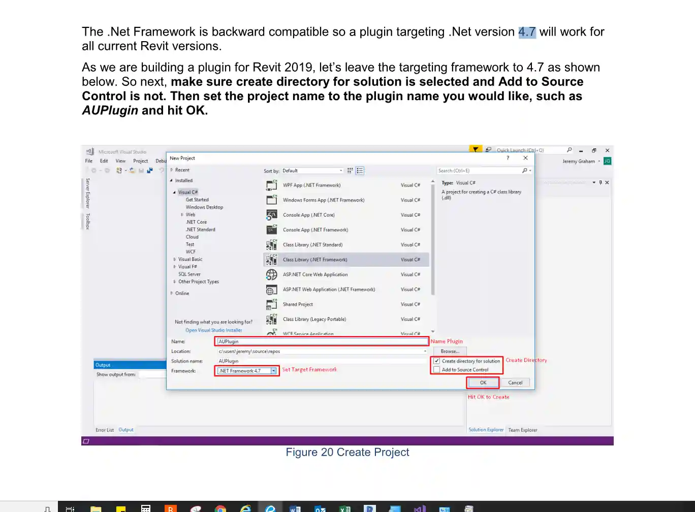 Figure 20 Create Project