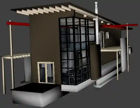 Sample model with transparency