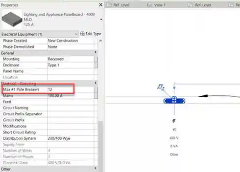 Panel properties Panel properties