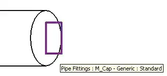 Pipe cap unconnected