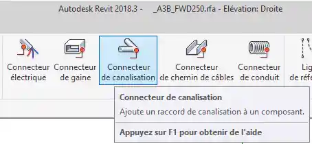 Pipe connector placement user interface