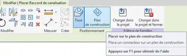 Pipe connector placement user interface