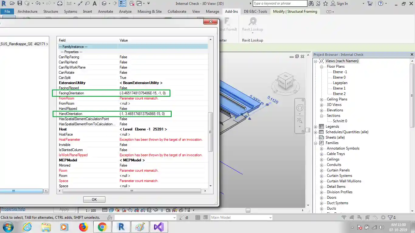 Placing an instance along an edge
