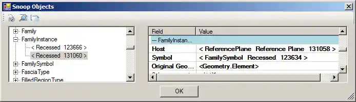 Snoop light fixture family instance copy