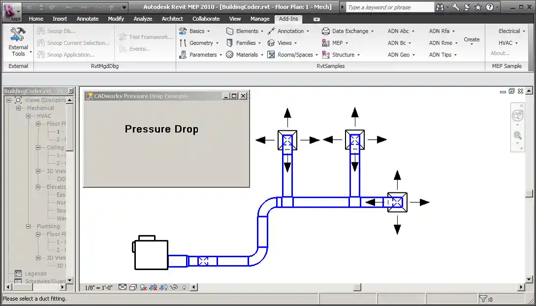 Pressure drop tool