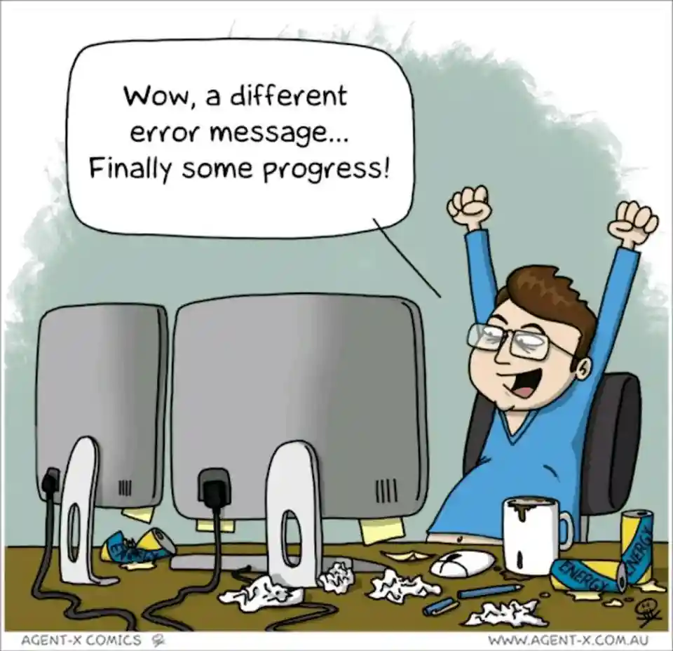 Programming progress Programming progress