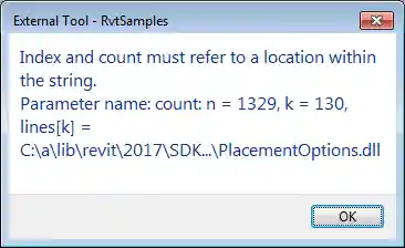 Missing description for the PlacementOptions sample