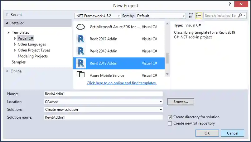 Revit 2019 Add-in Wizards