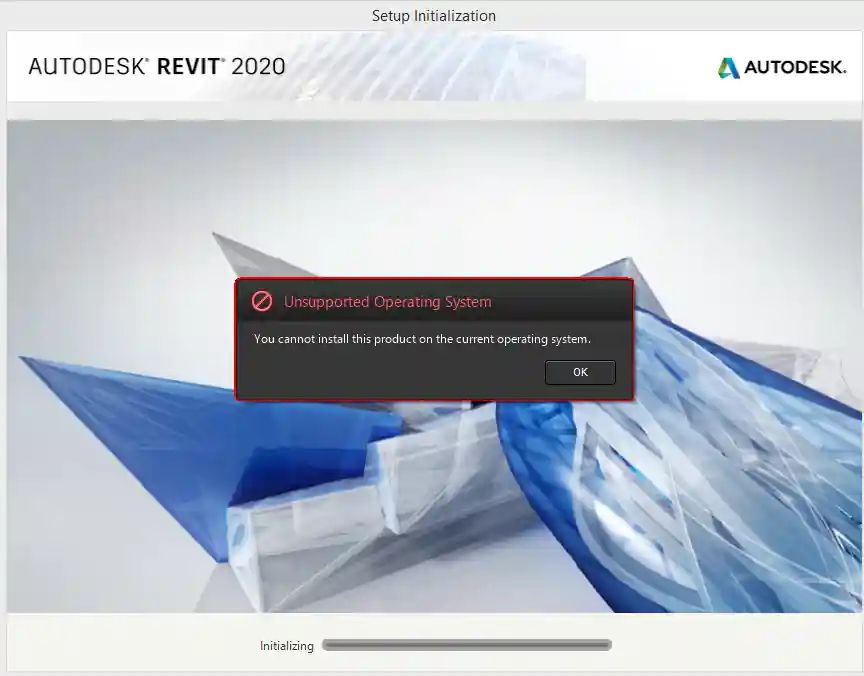 Revit 2020 rejects Windows 8.1