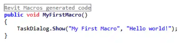 Macro source code