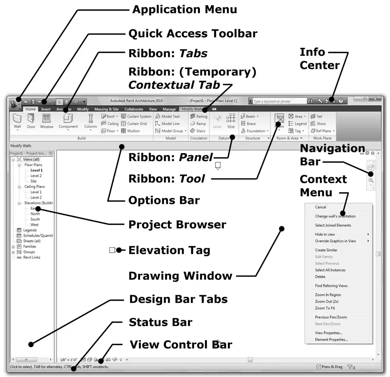 Revit UI