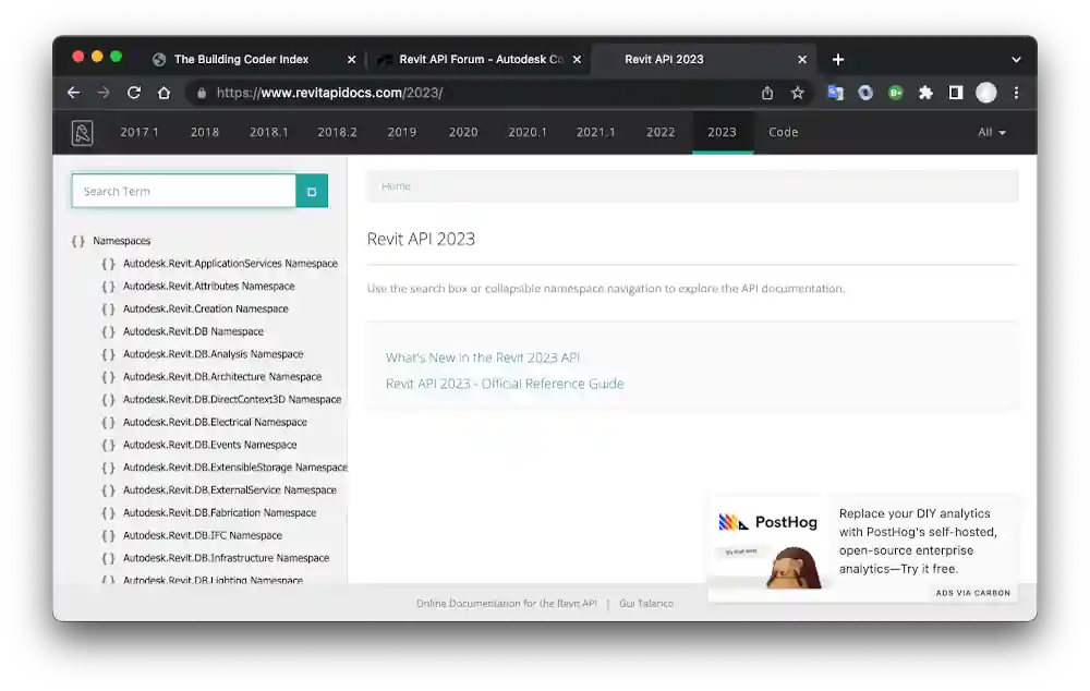 Revit API Docs 2023 Revit API Docs 2023