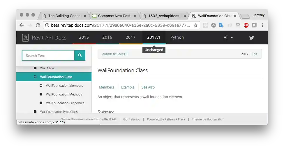 Revit API Docs 2.0 Beta