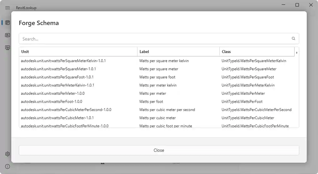 Forge schema data Forge schema data
