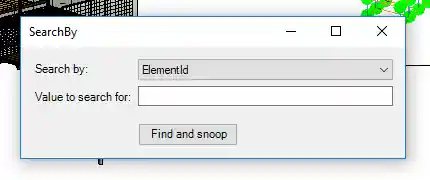 Search and Snoop form