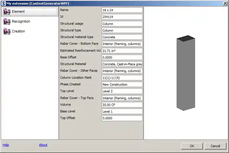 REX Converter Sample Form