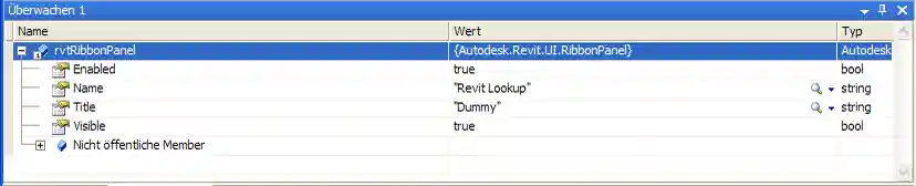 Ribbon panel name and title differ