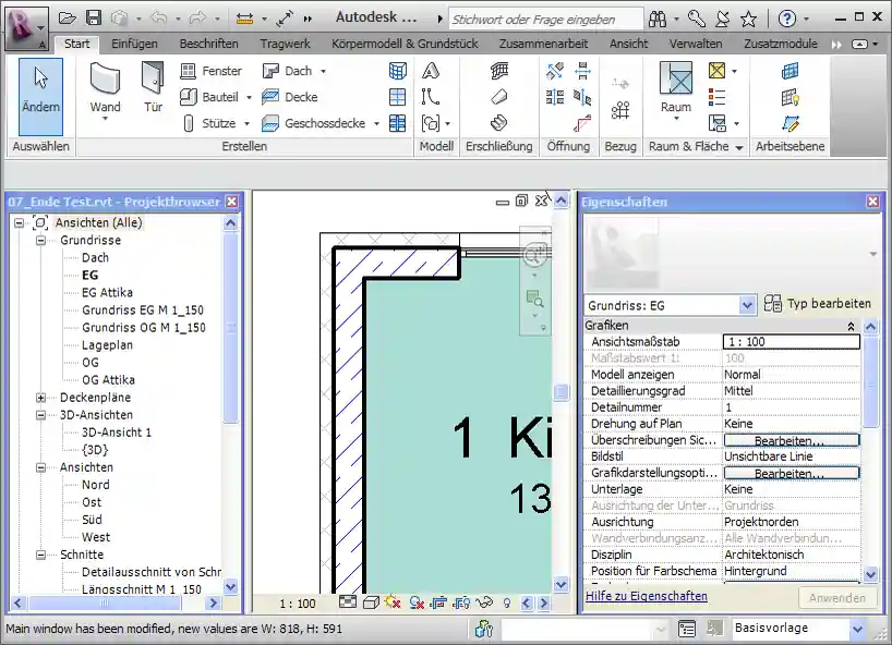 Status bar displaying UI Automation event