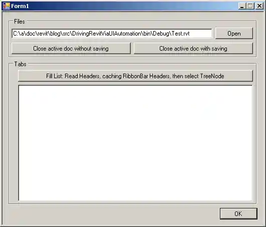 UI automation sample application