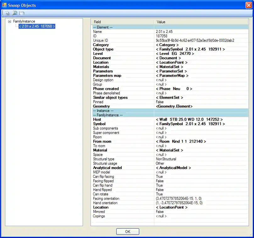 Left window properties