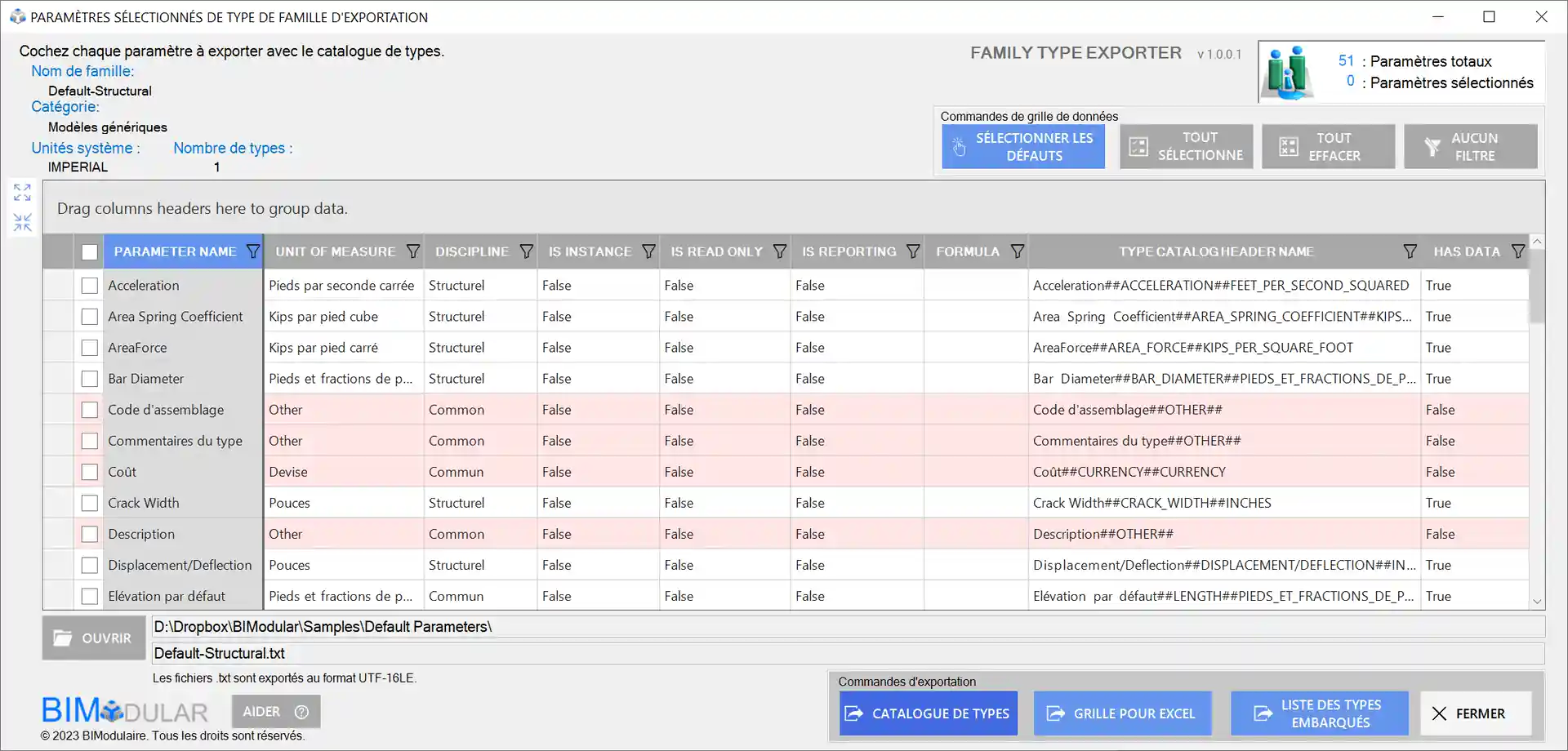 FamilyType Exporter FR FamilyType Exporter FR