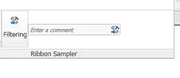 Ribbon textbox lacking label