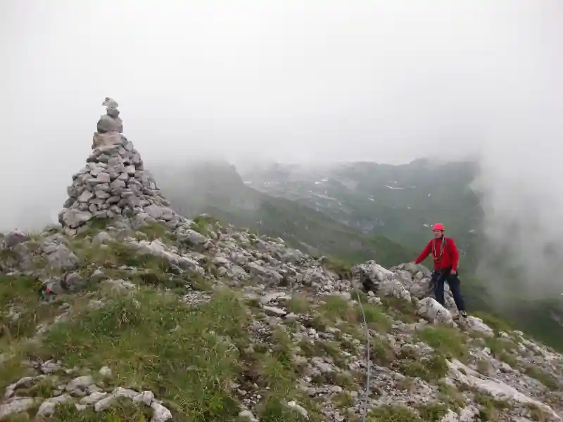 Robert on Schmalstöckli summit