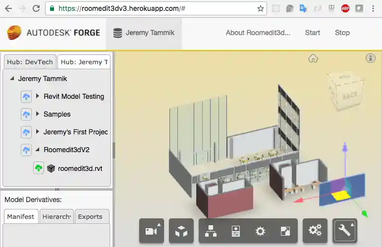 Roomedit3dv3 in action