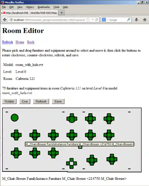 Room editor in browser