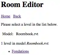 Room editor list of levels