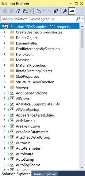 Revit 2021.1 SDK samples