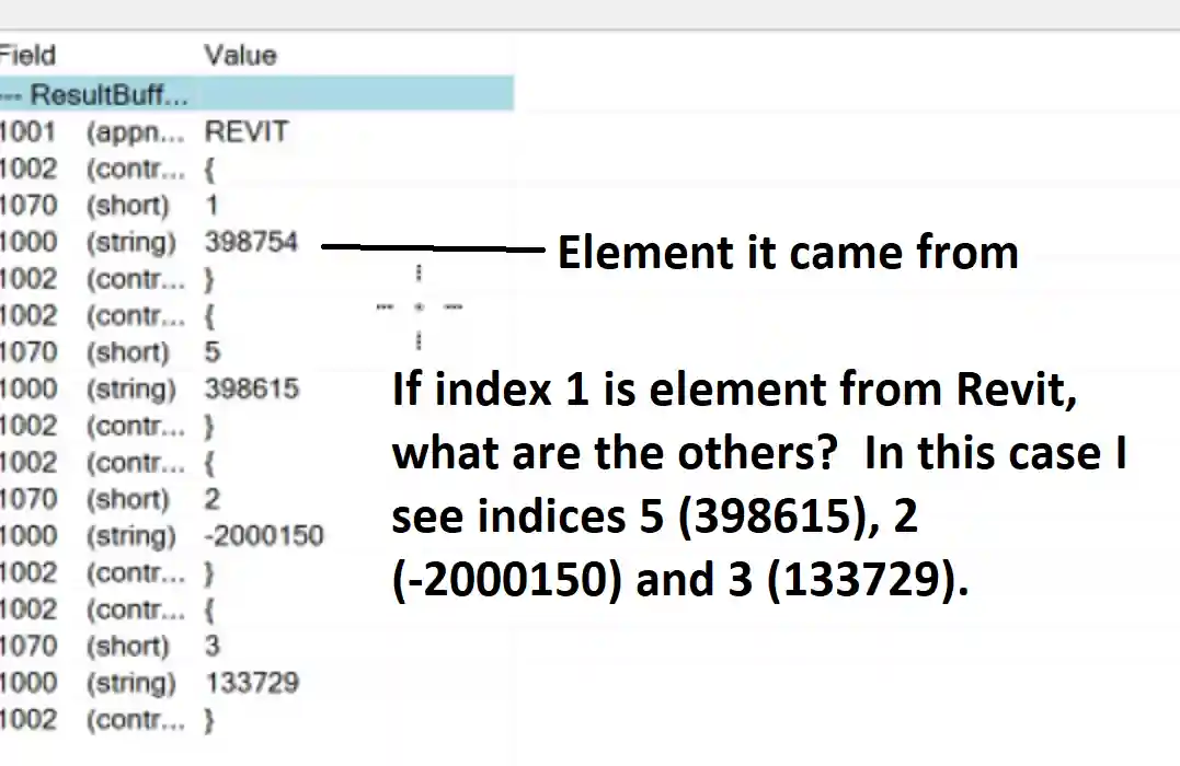 Revit DWG export xdata