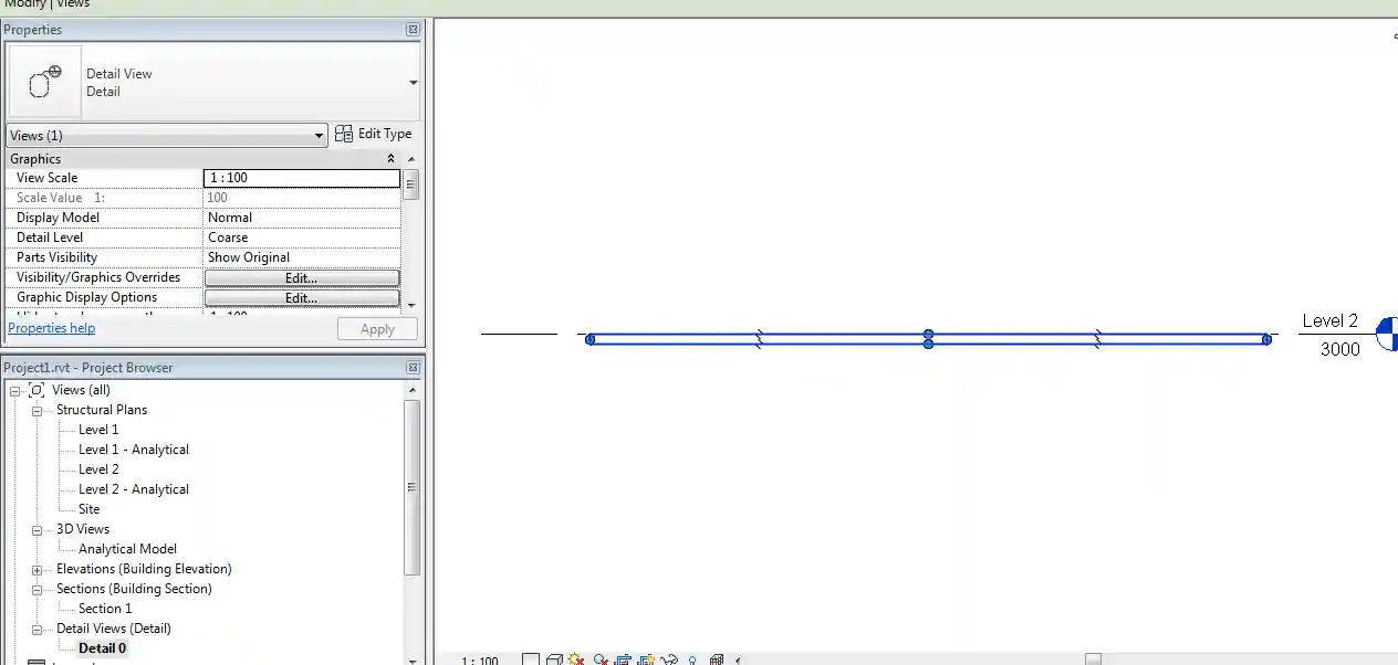 Detail view cutting floor