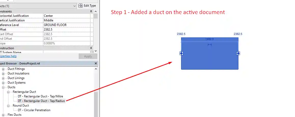 Added duct Added duct