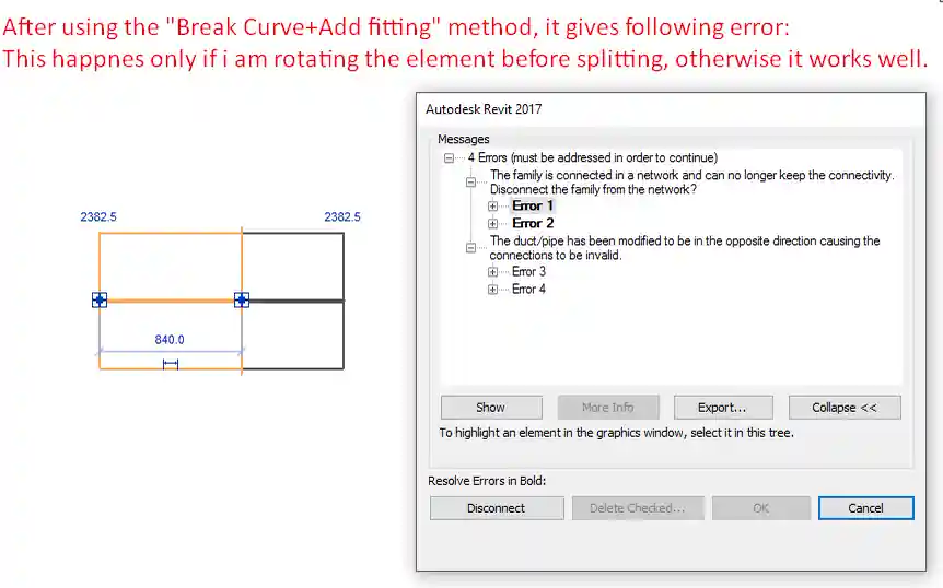 Split error Split error