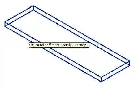 Revit 2014 stiffener family loaded from memory
