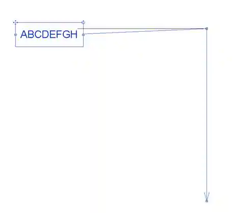 TextNote leader shifted downwards