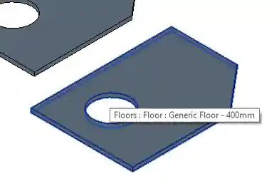 Floor with openings