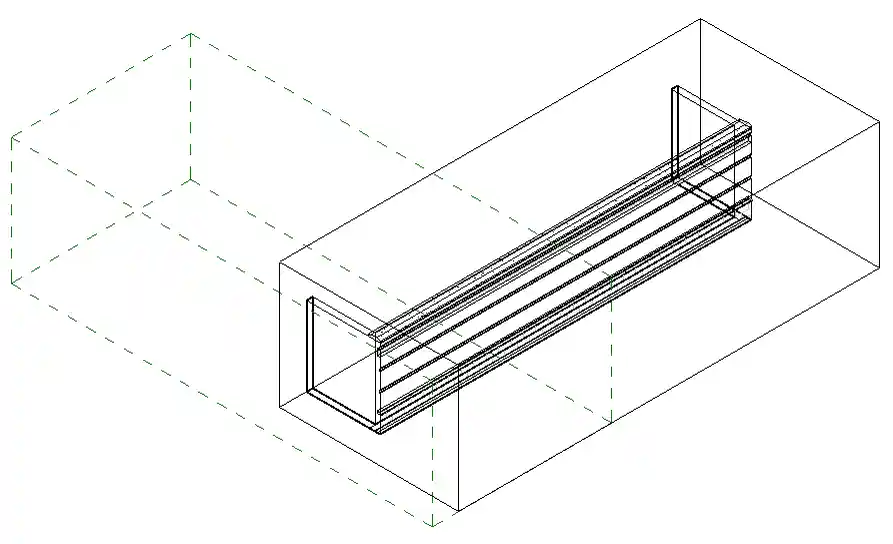 Source scope box partially defining target view section box