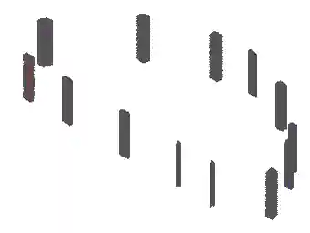 Wall-column intersections highlighted using AVF