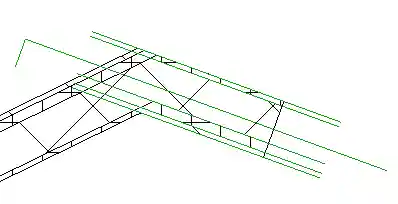 Flipped compound wall with layer lines added