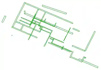 Model line copies of the top face edges