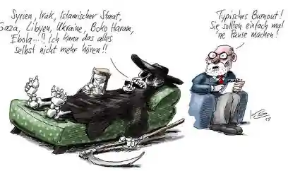 Death suffering from burnout